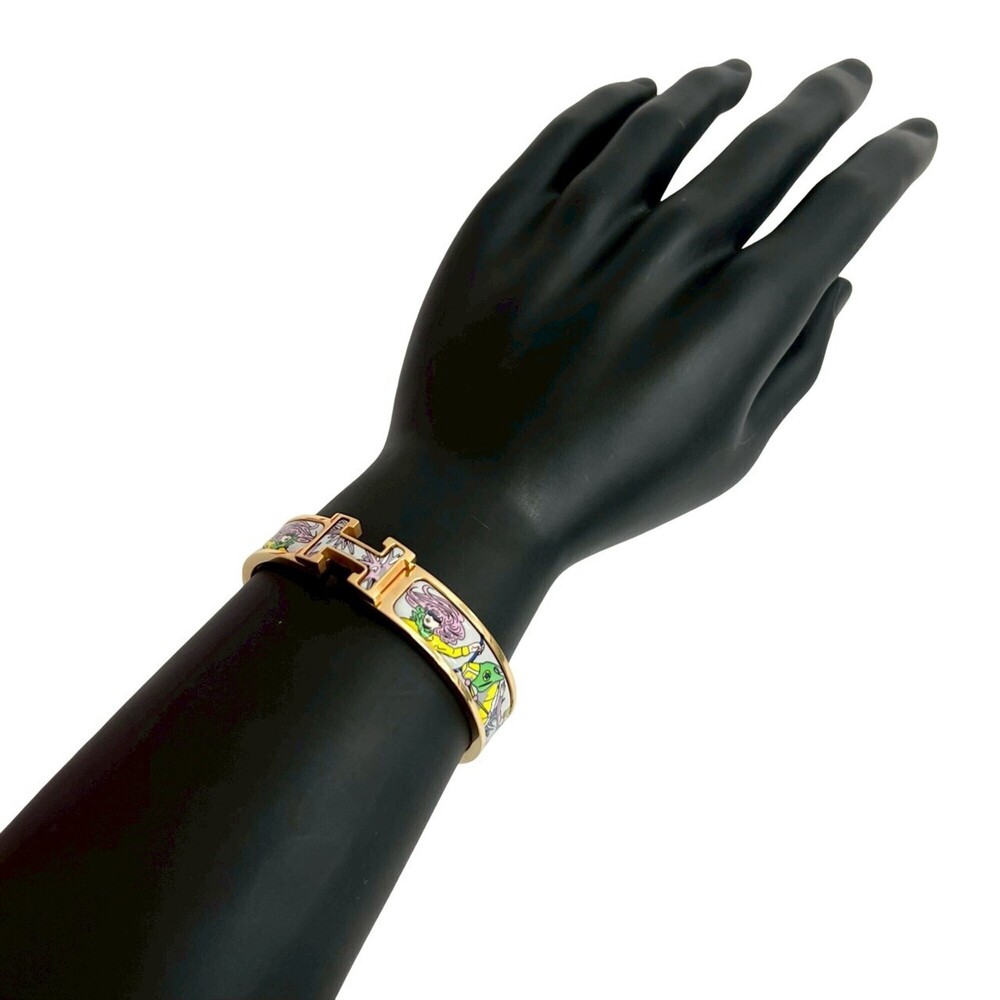 HERMES Black Charm Bracelet